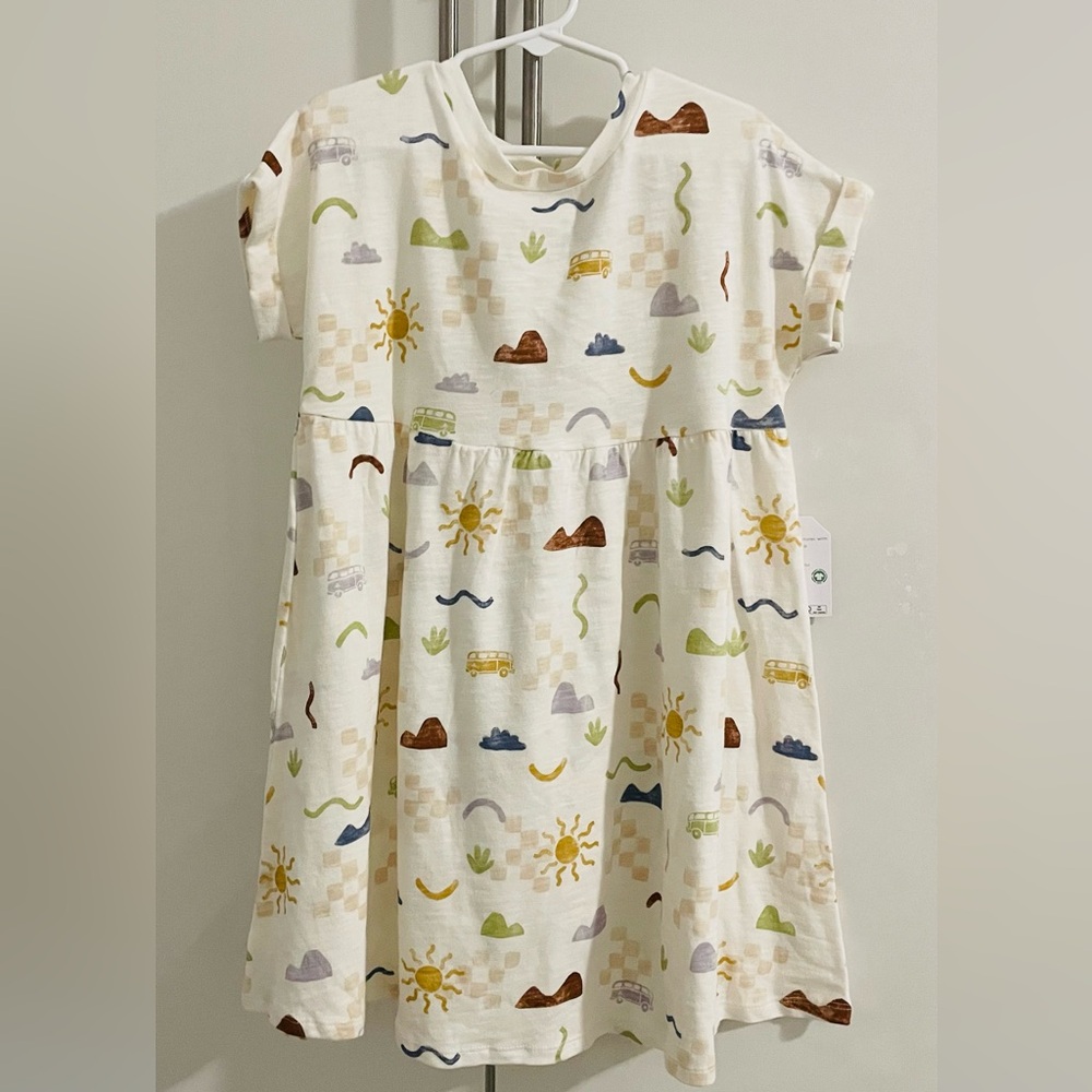 New with Tags Organic Cotton Dress Girls Size 6
